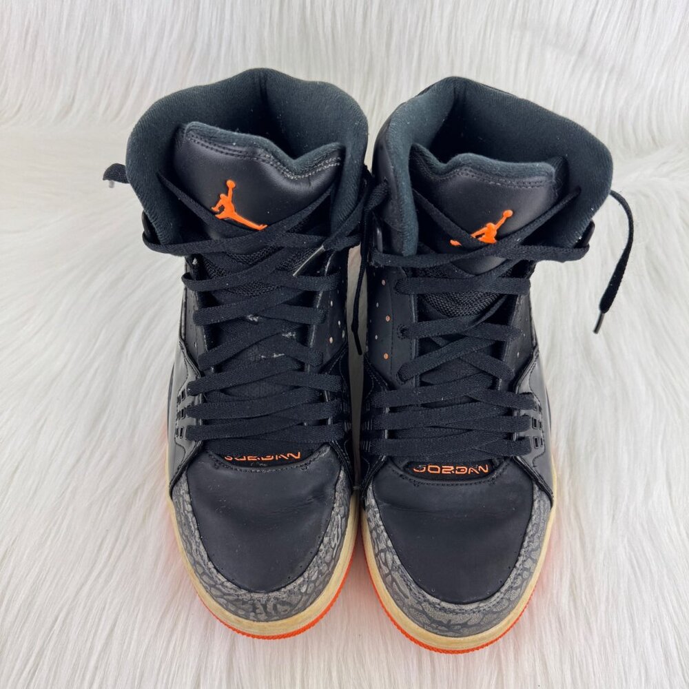 Nike Jordan Basketball Sneakers Shoes 538698-032 SC-1 Sz 11 Black Orange Gray - Picture 10 of 15